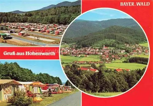 AK / Ansichtskarte Hohenwarth Koetzting Campingplatz Panorama Bayerischer Wald