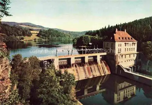 AK / Ansichtskarte Hoellensteinsee Viechtach Regen Bayern Kraftwerk Hoellensteinsee im Bayerischen Wald