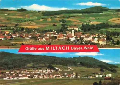 AK / Ansichtskarte Miltach Panorama Erholungsort im Bayerischen Wald