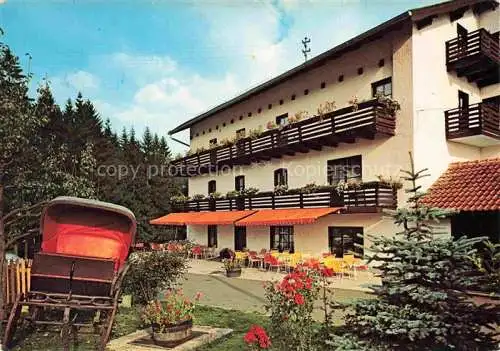 AK / Ansichtskarte Treffelstein Hotel Restaurant Café Katharinenhof Garten Terrasse