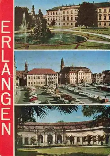 AK / Ansichtskarte ERLANGEN Schloss Park Marktplatz Orangerie