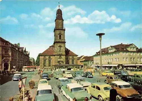 AK / Ansichtskarte ERLANGEN Hugenottenplatz Kirche