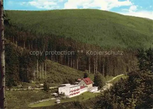 AK / Ansichtskarte Warmensteinach Waldcafé Pension Pfeiferhaus Fichtelgebirge