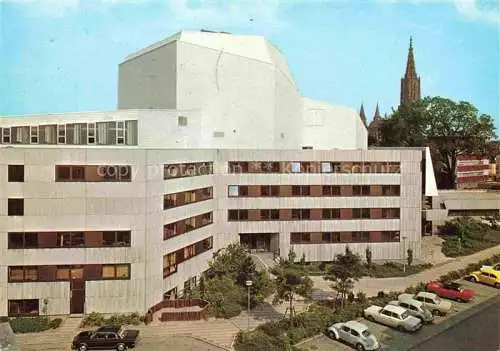 AK / Ansichtskarte ULM  Donau Theater mit Muenster