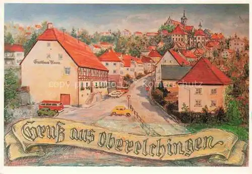 AK / Ansichtskarte Oberelchingen Kunstkarte von H. Kungl