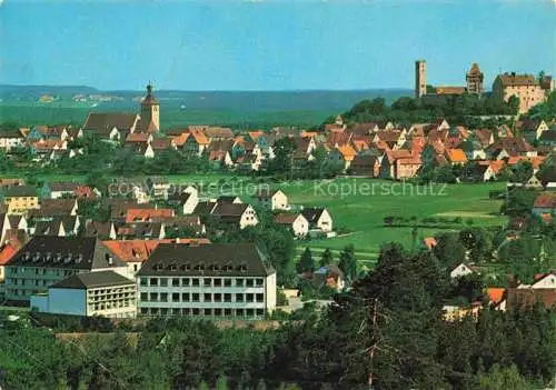 AK / Ansichtskarte Abenberg Panorama Blick zum Schloss