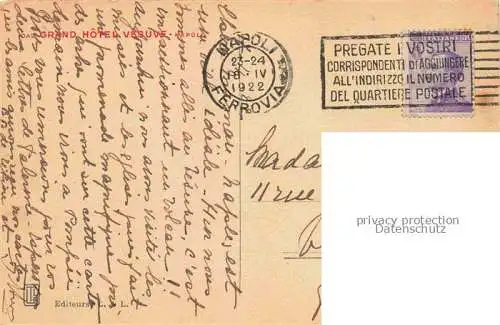 AK / Ansichtskarte NAPOLI Neapel Naples IT Visione incantevole