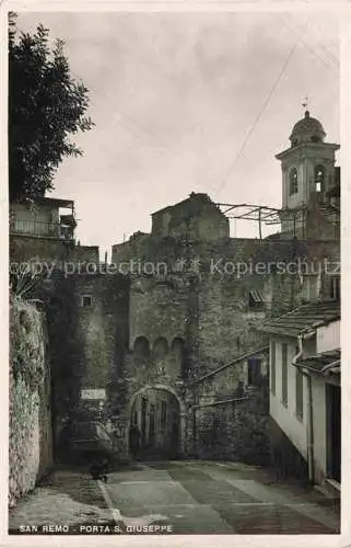 AK / Ansichtskarte San Remo SANREMO Liguria IT Porta San Giuseppe