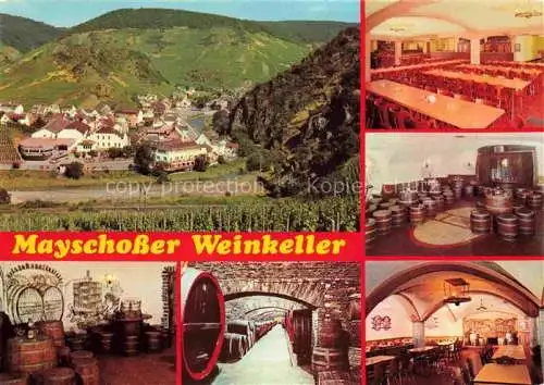 AK / Ansichtskarte Mayschoss Ahr Mayschosser Weinkeller Gastraeume Panorama