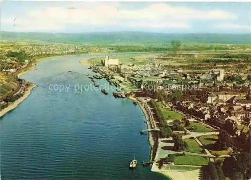 AK / Ansichtskarte Andernach Rhein Fliegeraufnahme