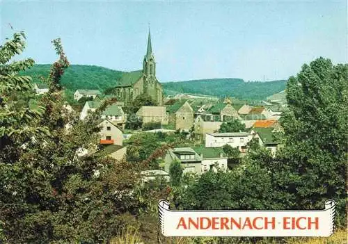 AK / Ansichtskarte Eich Andernach Eifel Panorama
