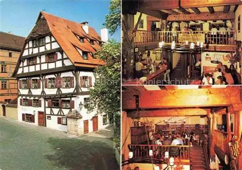 AK / Ansichtskarte ULM  Donau Gaststuben im Zunfthaus der Schifffleute