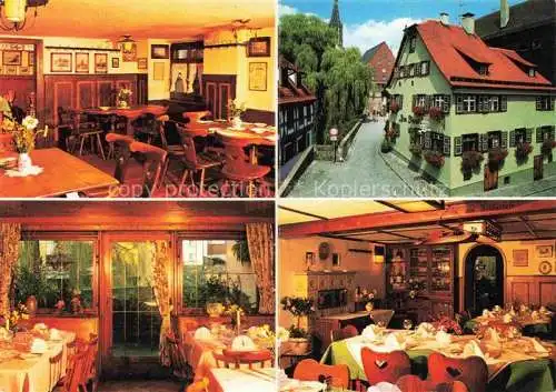 AK / Ansichtskarte ULM  Donau Gasthaus Zur Forelle Gastraeume