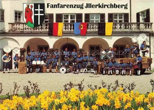 AK / Ansichtskarte Illerkirchberg Fanfarenzug Illerkirchberg im Fuggerschloss