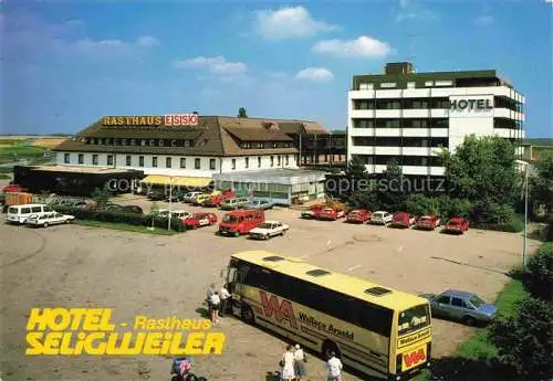 AK / Ansichtskarte Seligweiler Ulm Donau Hotel Rasthaus Seligweiler Fliegeraufnahme