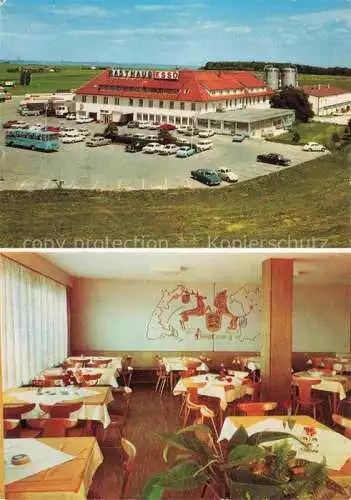 AK / Ansichtskarte Seligweiler Ulm Donau Hotel Rasthaus Seligweiler Gastraeume 