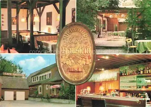 AK / Ansichtskarte Senden Iller Weinstube Haustei Gastraeume Cafe Bar