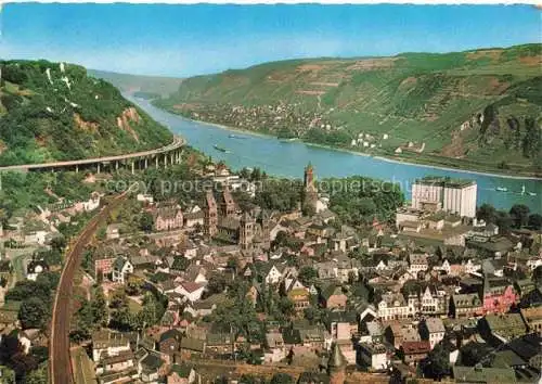 AK / Ansichtskarte Andernach Rhein Fliegeraufnahme