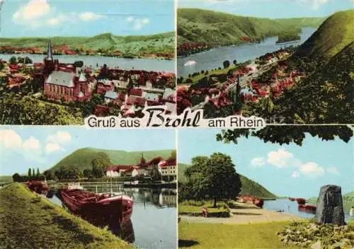 AK / Ansichtskarte Brohl-Luetzing Rheinpartien