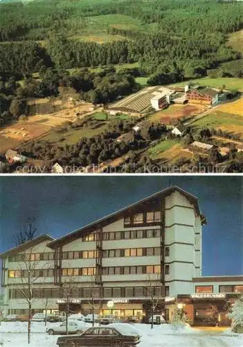 AK / Ansichtskarte Windhagen Westerwald Fliegeraufnahme Golfhotel Gestuet Waldbrunnen
