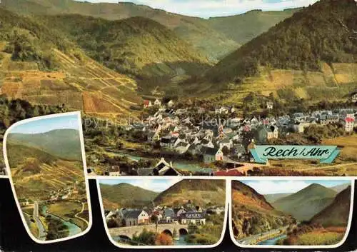 AK / Ansichtskarte Rech Ahr Panorama Teilansichten Ahrpartien