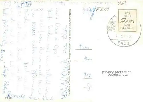 AK / Ansichtskarte Unkel Rhein Rheinpartien Fachwerkhaeuser