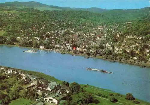 AK / Ansichtskarte Linz Rhein Rheinland-Pfalz Fliegeraufnahme