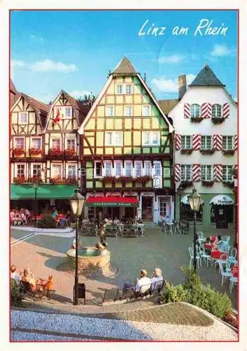 AK / Ansichtskarte Linz Rhein Rheinland-Pfalz Burgplatz