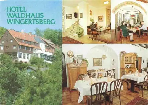 AK / Ansichtskarte NEUWIED Rhein Hotel Waldhaus Wingertsberg Gastraeume