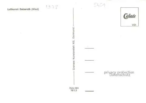 AK / Ansichtskarte Datzeroth Panorama