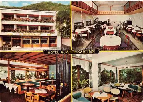 AK / Ansichtskarte Waldbreitbach Wied Hotel 4 Jahreszeiten Gastraeume