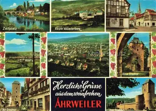 AK / Ansichtskarte Ahrweiler BAD NEUENAHR-AHRWEILER Zeltplatz Kloster Kalvarienberg Altes Stadttor Panorama Schloss