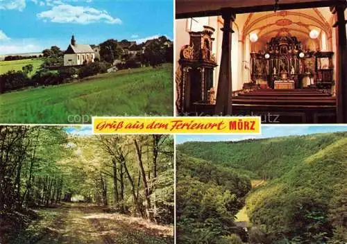 AK / Ansichtskarte Moerz Kirche Inneres Waldpartien