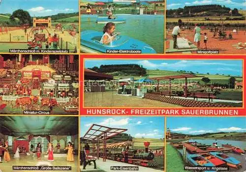 AK / Ansichtskarte Sauerbrunnen Hunsrueck Freizeitpark Sauerbrunnen Maerchenschloss Teilansichten