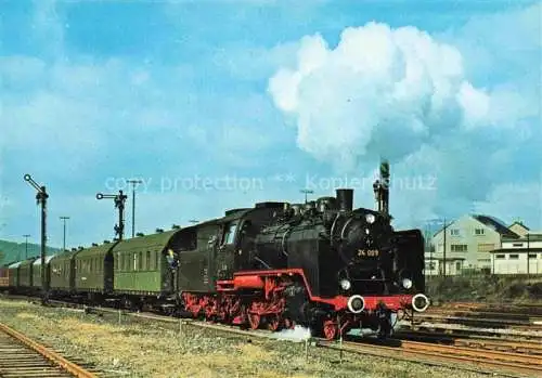 AK / Ansichtskarte Mayen Eifel Personenzug Lokomotive der Dt Reichsbahn