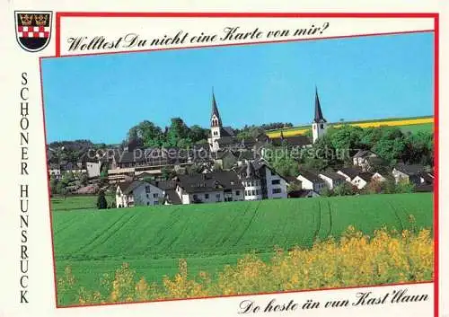 AK / Ansichtskarte Kastellaun Hunsrueck Panorama Kirchen