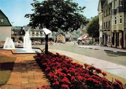 AK / Ansichtskarte Kastellaun Hunsrueck Marktplatz Springbrunnen