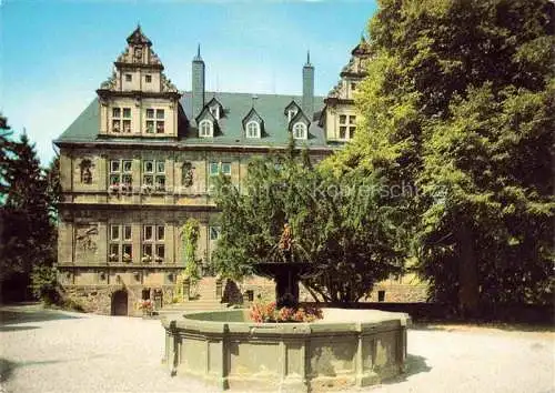 AK / Ansichtskarte Friedewald Westerwald Schloss Friedewald Brunnen