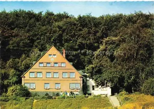AK / Ansichtskarte Mendig Eifel Naturfreundehaus Laacher See
