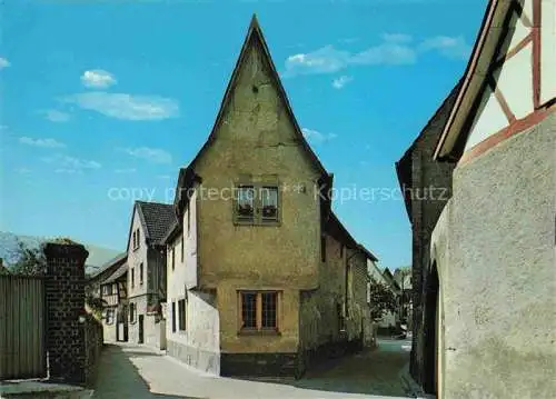 AK / Ansichtskarte Leutesdorf Rhein Neuwied Rheinland-Pfalz Schmales Haus