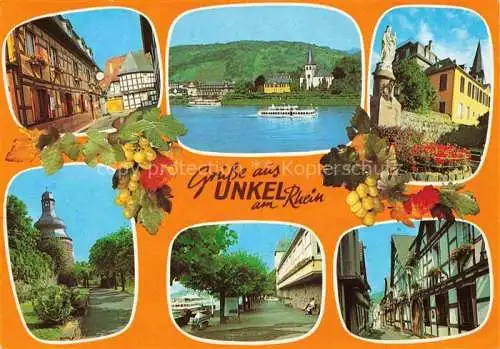 AK / Ansichtskarte Unkel Rhein Rheinpartien Teilansichten
