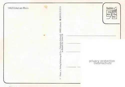 AK / Ansichtskarte Unkel Rhein Rheinpartien Teilansichten