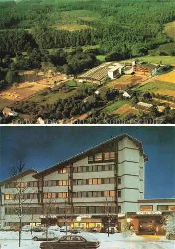 AK / Ansichtskarte Windhagen Westerwald Fliegeraufnahme Golfhotel Gestuet Waldbrunnen