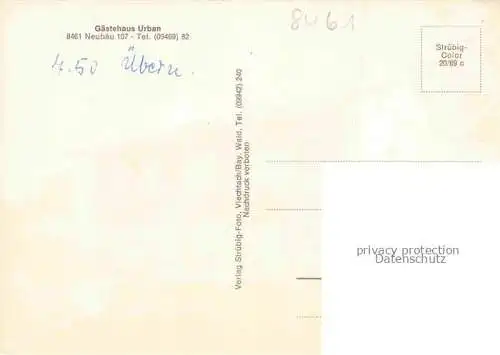 AK / Ansichtskarte Neubaeu am See Roding Bayern Gaestehaus Urban