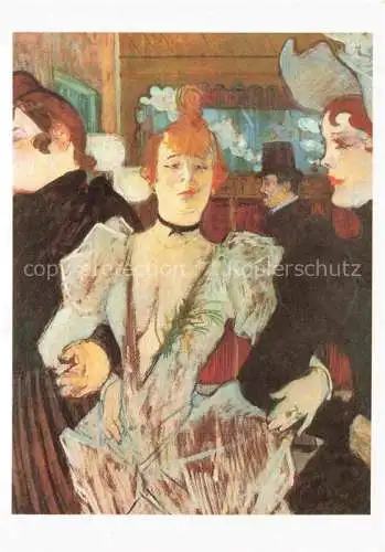 AK / Ansichtskarte LAUTREC TOULOUSE-LAUTREC Henri de (1864-1901) Kuenstlerkarte Moulin Rouge 