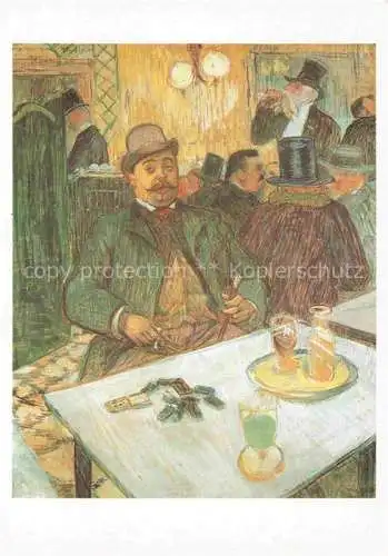 AK / Ansichtskarte LAUTREC TOULOUSE-LAUTREC Henri de (1864-1901) Kuenstlerkarte Monsieur Boileau 