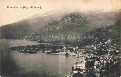 AK / Ansichtskarte Gravedona Como Lombardia IT Panorama