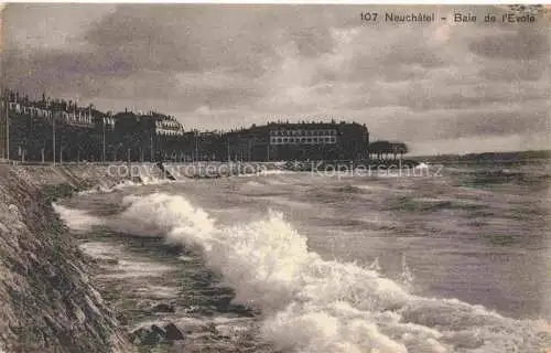 AK / Ansichtskarte Neuchatel_NE Baie de l Evole Neuchatel NE