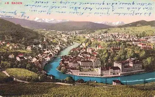 AK / Ansichtskarte BADEN__AG_(Schweiz) Panorama 