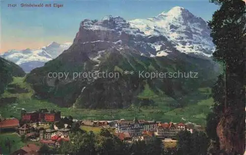 AK / Ansichtskarte Grindelwald_BE mit Eiger 